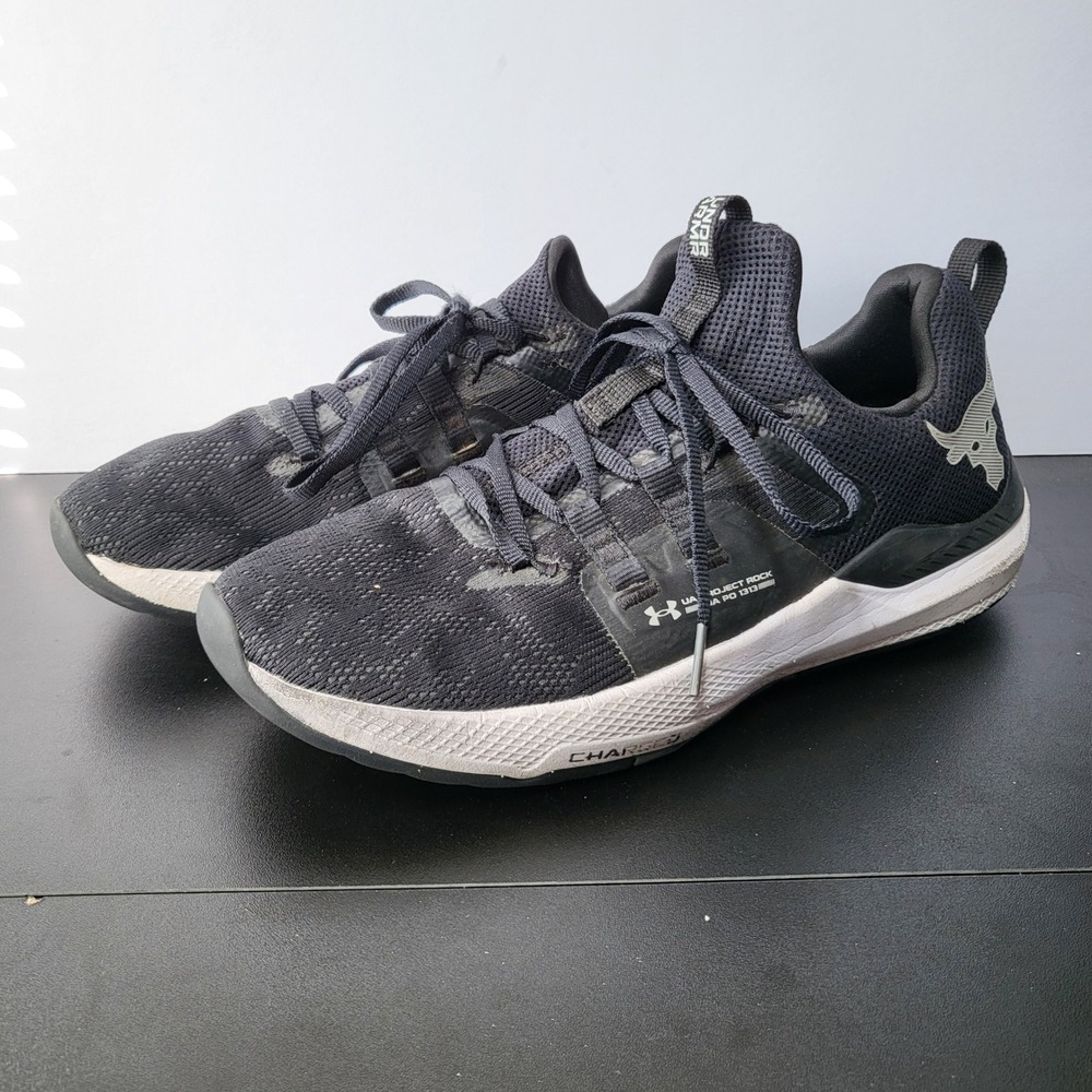Under Armour Shoes Mens 9‎ Multicolor Project Rock Training Workout Sneakers